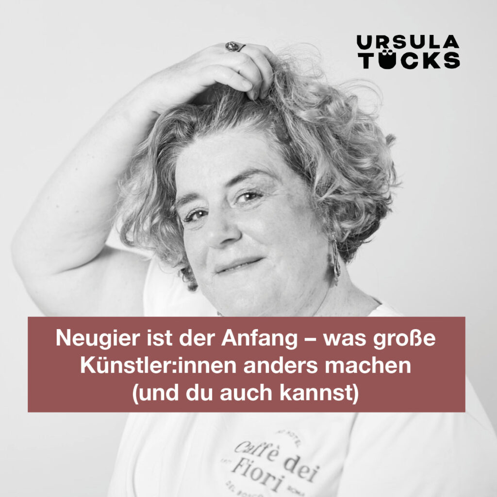 Podcastfolge von "Kreativitätä leben" Neugier ist der Anfang: Was große Künstler:innen anders machen