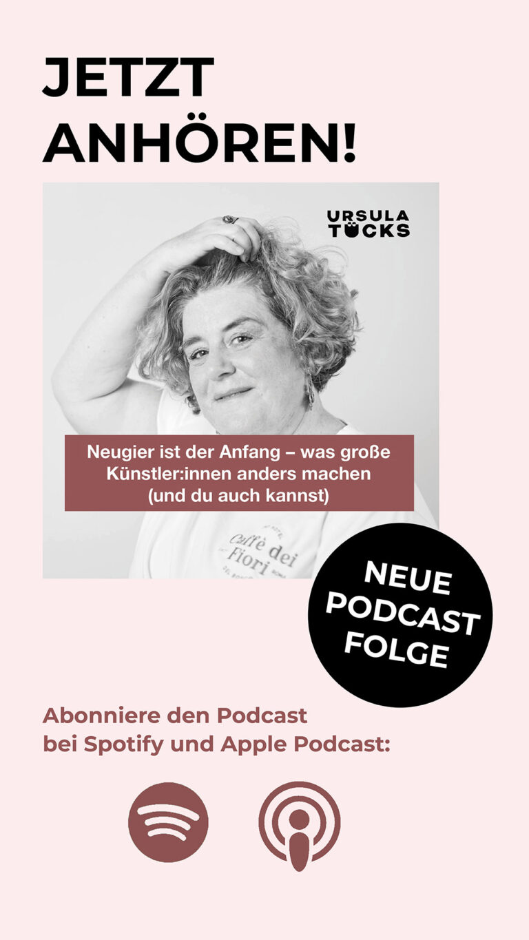 Podcastfolge von "Kreativität leben" - was die großen Künstler anders machen.